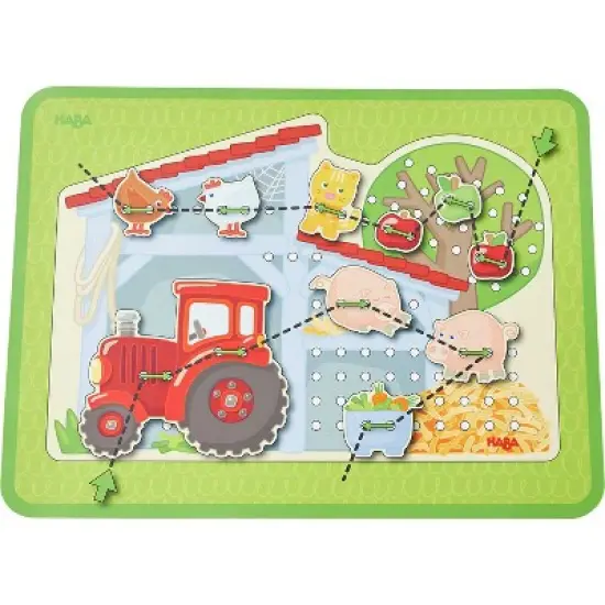 HABA The Farm Threading Game image {5}