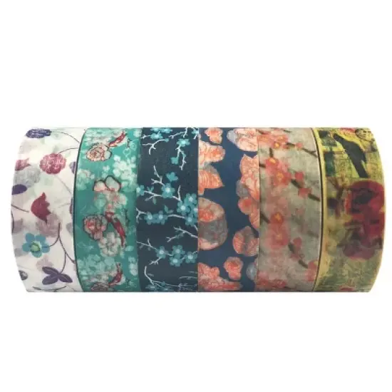 Wrapables Washi Masking Tape Collection, Premium Value Pack image {34}