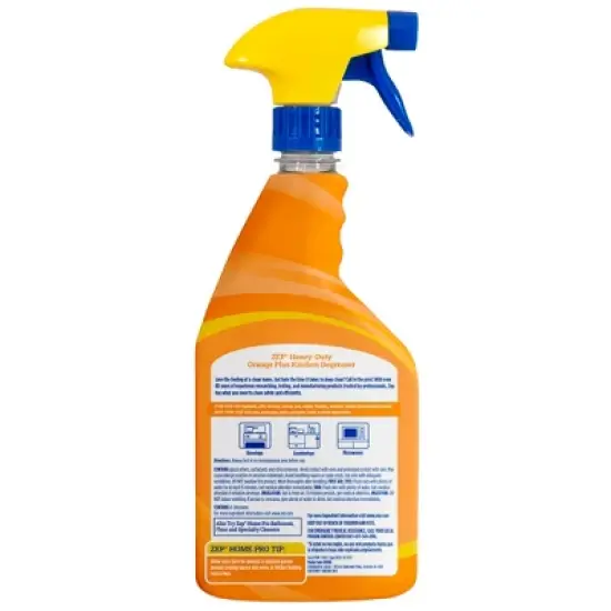 Zep Home Pro Orange Plus Kitchen Degreaser - Heavy-Duty Kitchen Cleaner - 24 oz. image {2}