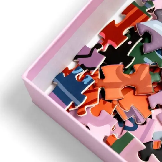 Spooky Bookshelf Panoramic Puzzle - 400pc image {1}