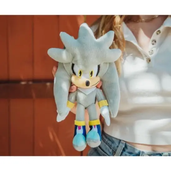 Sonic the Hedgehog 8-Inch Character Plush Toy | Silver image {3}