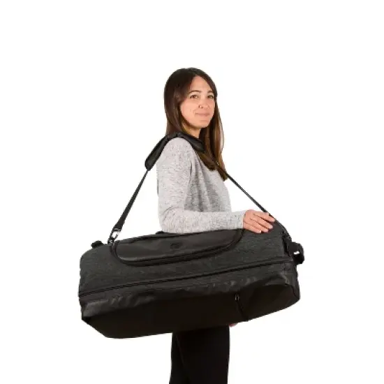 Mantisyoga Retreat Duffel Pack Exercise Bag - Black image {8}