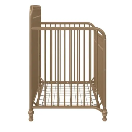 Room & Joy Luna 3-in-1 Convertible Metal Crib JMPA Certified - Gold image {8}