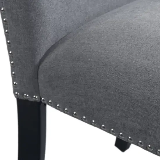 Set of 2 Stratton Counter Height Side Chairs Set Charcoal - Picket House Furnishings image {7}