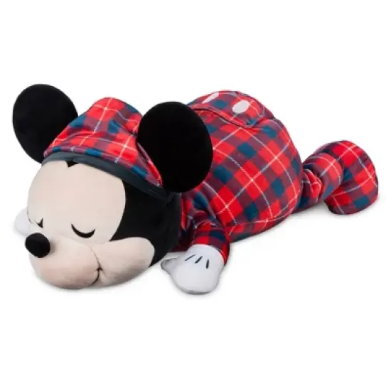 Disney Flannel Mickey Mouse Kids' Cuddleez Plush image {3}