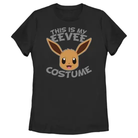 Women's Pokemon Halloween This is my Eevee Costume T-Shirt image {3}
