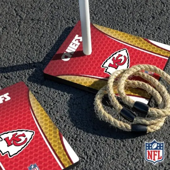 NFL Kansas City Chiefs Solid Wood Quoits Toss Game image {4}