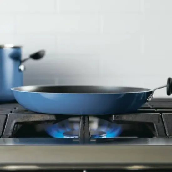 Farberware Reliance 8", 10", 12" Nonstick Triple Pack Skillets Blue image {1}