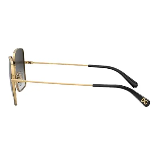 Dolce & Gabbana DG 2242 13348G Womens Square Sunglasses Black 57mm image {2}