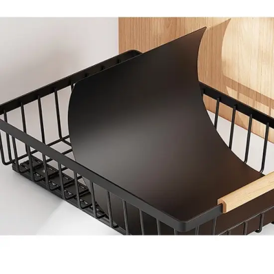 Pull Out Cabinet Organizer, No Drill Pull Out Shelves For Cabinets Multifunctional Sliding Mesh Cabinet Basket For Kitchen Pantry Bathroom Bedroom image {10}