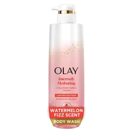Olay Intensely Hydrating Body Wash with Hyaluronic Serum Complex - Watermelon Fizz - 20 fl oz image {11}