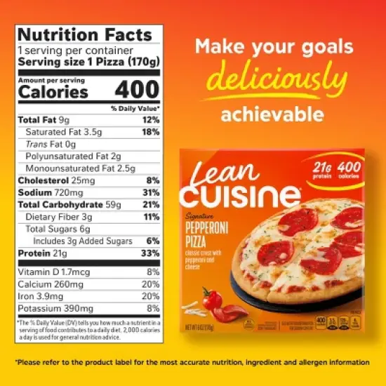 Lean Cuisine Protein Kick Frozen Pepperoni Pizza - 6oz image {5}