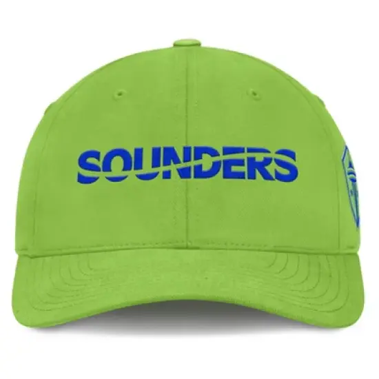 MLS Seattle Sounders Structured Hat: Cotton Baseball Cap, Easy-Close Fastener image {1}
