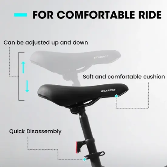 Gulches 26 inch Mountain Bike,Full-Suspension 21 Speeds Drivetrain with Disc-Brake MTB Bicycle, 26*4" Fat tire Bike for Men，Black image {7}