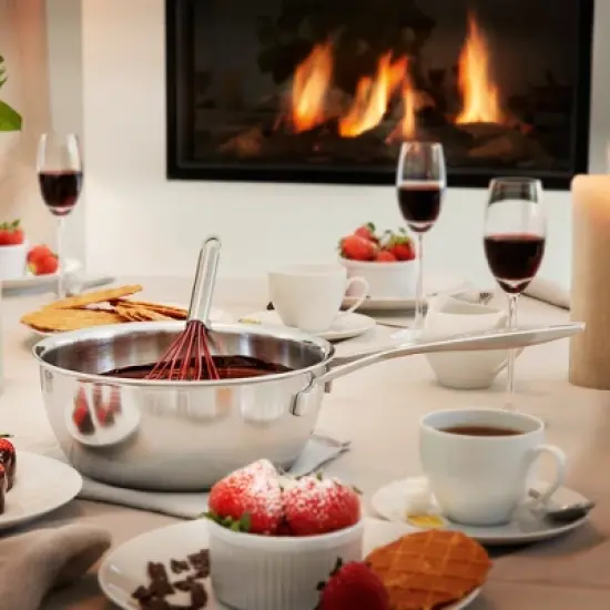 Demeyere Industry 5-Ply 3.5-qt Stainless Steel Essential Pan image {3}