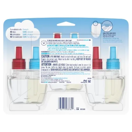 Febreze Odor-Fighting Fade Defy Plug Air Freshener Refill - Apple Cider - 2.63 fl oz/3pk image {8}