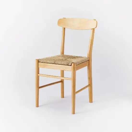 Logan Wood Dining Chair with Woven Seat - Threshold&trade; designed with Studio McGee image {10}