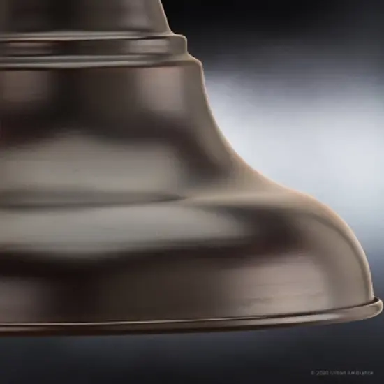 Urban Ambiance Luxury Industrial Outdoor Wall Sconce 10.5''H x 12''W,  Olde Bronze Finish,  Pittsburgh Collection, UHP1361 image {6}