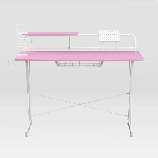 TS 200 Carbon Computer Gaming Desk Pink - Techni Sport image {4}