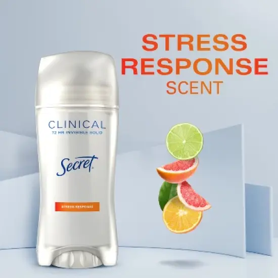 Secret Clinical Strength Invisible Solid Antiperspirant & Deodorant for Women - 2.6oz image {5}