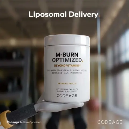 Codeage M-Burn Optimized, Decaffeinated Green Tea, Berberine, ALA, Vitamin B12, Probiotics - 60ct image {7}