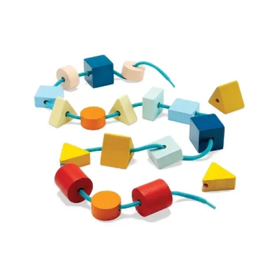 Plantoys| Geo Lacing Beads - Unit Plus image {1}