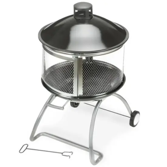 Four Seasons Courtyard Wood Burning Outdoor Fire Pit Backyard Patio Fireplace image {8}