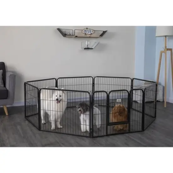 Go Pet Club Heavy Duty Pet Exercise Pen 24" to 40" - High GH24 image {3}