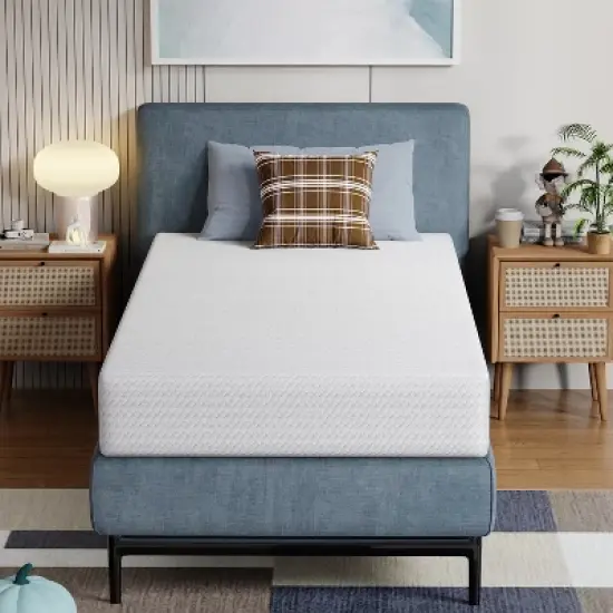 BestMassage 8 Inch Mattress Gel Memory Foam Mattress Medium Firmness Mattresses for Cool Sleep & Pressure Relief CertiPUR-US Certified image {12}