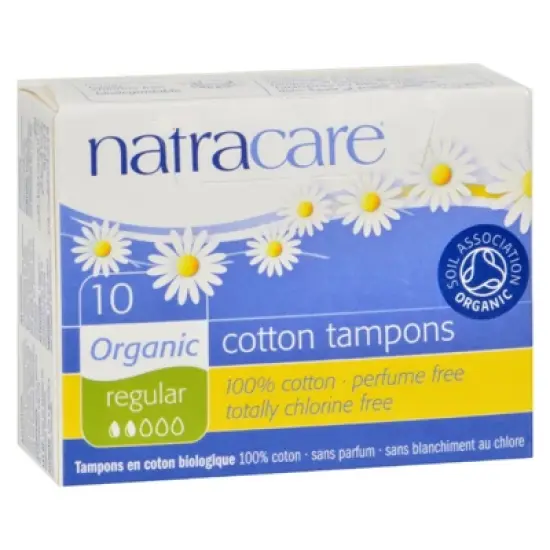 Natracare Organic Cotton Tampons Regular - 10 ct image {4}