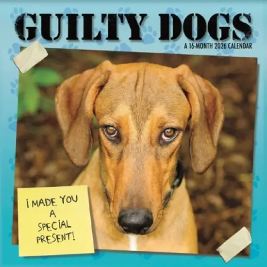 Trends International 2026 Guilty Dog 12"x12" Wall Calendar image {7}