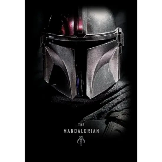 Men's Star Wars: The Mandalorian The Mandalorian Bounty Hunter Shadow  T-Shirt - Black - 3X Big Tall image {1}
