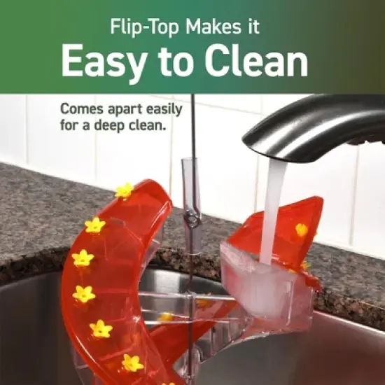 Cascade Wild Bird Feeders Hummingbird Feeder, 32 Port Helical Design, Outdoor Durable Hanging Bird Feed with Mix and Pour Pitcher image {4}