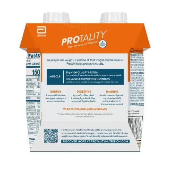 Protality Nutritional Protein Shake - Vanilla - 44 fl oz/4pk image {1}