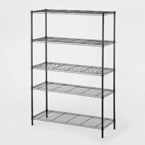 5 Tier Wide Wire Shelving - Brightroom&trade; image {3}