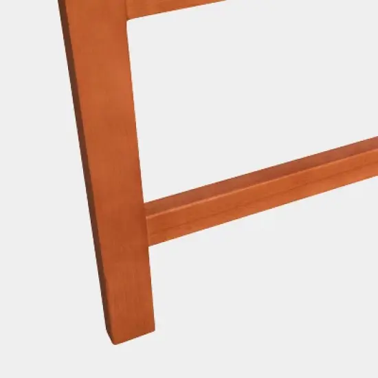 Malibu 5pc Rectangle Wood Outdoor Patio Dining Set - Tan - Vifah image {5}