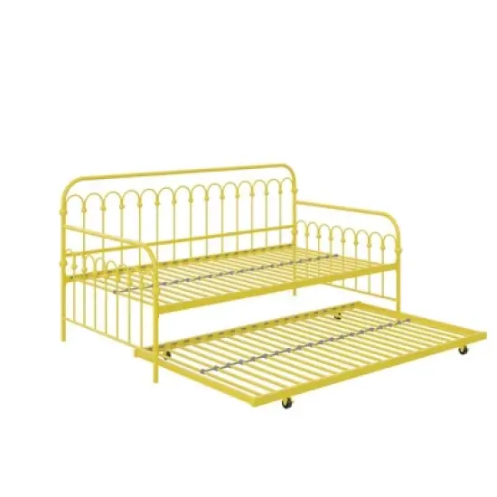 Twin Bright Pop Metal Daybed with Roll Out Trundle - Novogratz image {15}