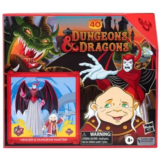 Dungeons & Dragons Cartoon Classics Scale Dungeon Master & Venger Action Figures 2pk (Target Exclusive) image {1}