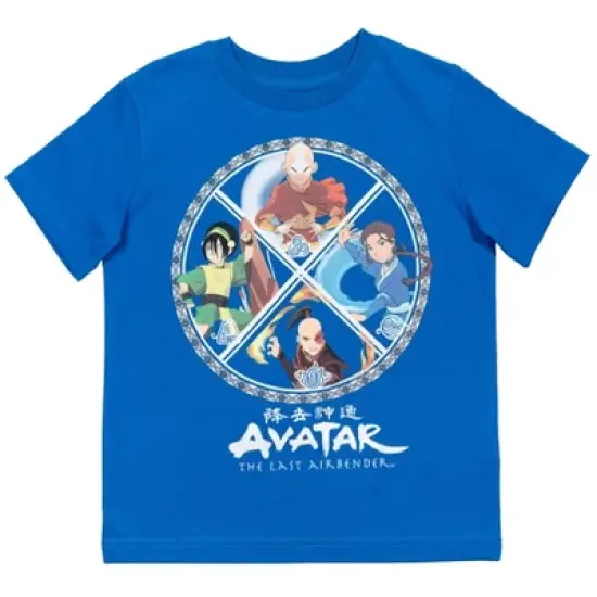 Avatar The Last Airbender Sokka Aang Katara 3 Pack T-Shirts Little Kid to Big Kid image {4}