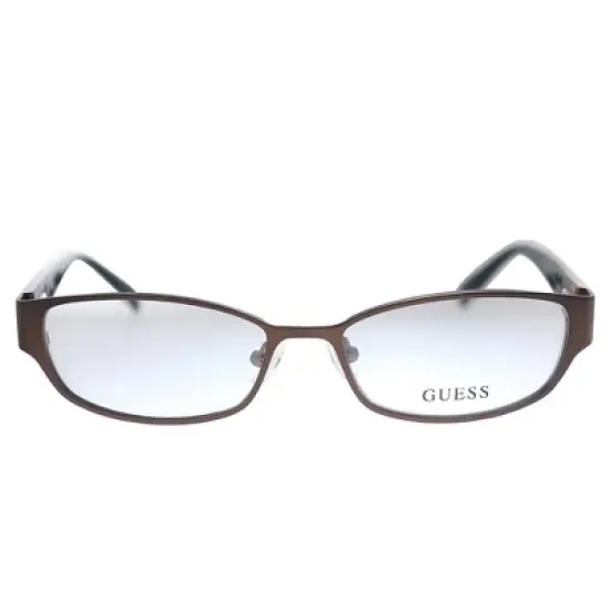 Guess GU 2412 BRN Womens Rectangle Eyeglasses Brown 52mm image {1}