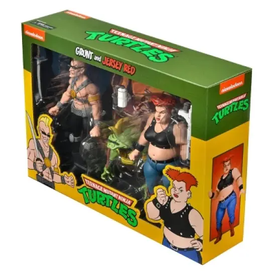 Teenage Mutant Ninja Turtles - Cartoon Jersey Red & Grunt 7" Action Figures 2pk image {5}