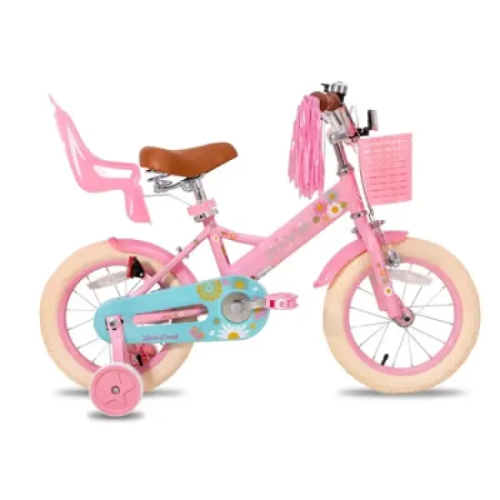 JOYSTAR Little Children Girls Bike for Kids with Doll Carrier, Basket, Training Wheel image {13}