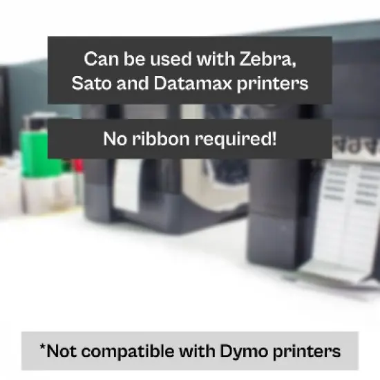 PSBM Direct Thermal Labels 4x2 Inch 4 Rolls 2875 Labels/Roll 3 Inch Core Perforated Works with Zebra Sato Datamax Intermex Honeywell and Many Other image {7}