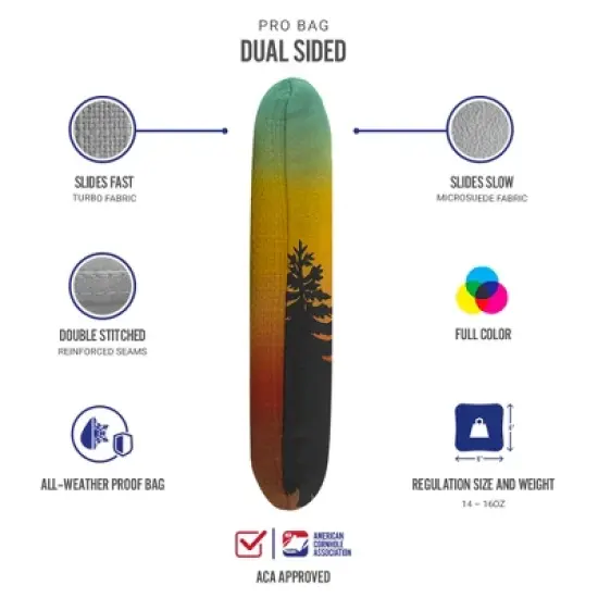 Retro Sasquatch Synergy Pro Multicolor Cornhole Bags (Set of 4) image {2}