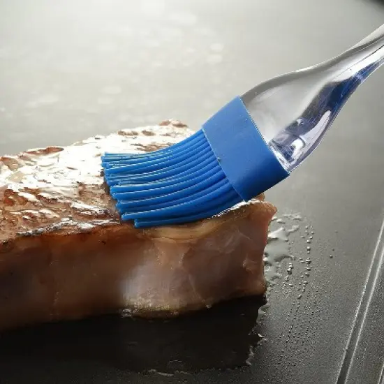 Norpro Flat Silicone Bristle Head Sauce Basting Brush image {4}