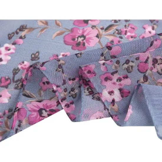 Allegra K Long Chiffon Floral Scarves Lightweight Beach Sunscreen Swimwear Wrap Shawls for Women image {3}