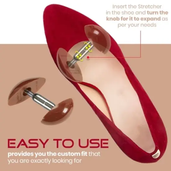 MEDca Shoe Stretcher &ndash; 1 Pair (2 Stretchers) Brown image {4}