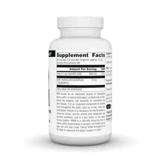 MSM Powder by Source Naturals, Inc.  -  8 oz Powder image {1}