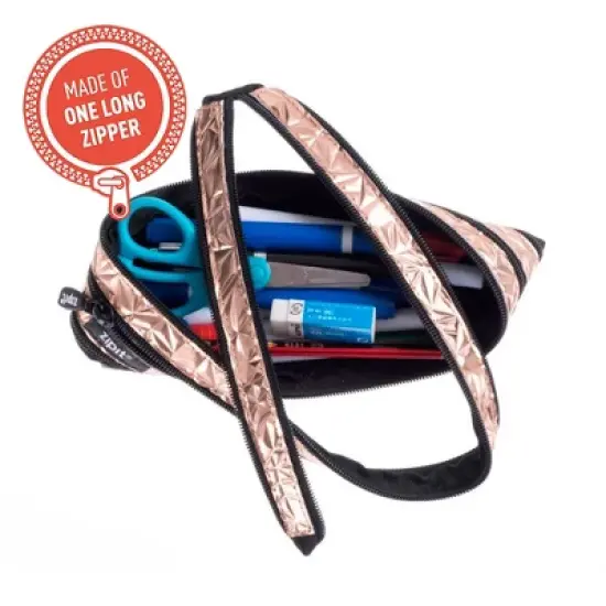 ZIPIT Metallic Pencil Case image {2}