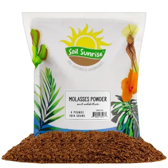 Soil Sunrise Dry Horticultural Molasses Powder, Indoor/Outdoor Gardening Soil Amendment for Plants image {9}